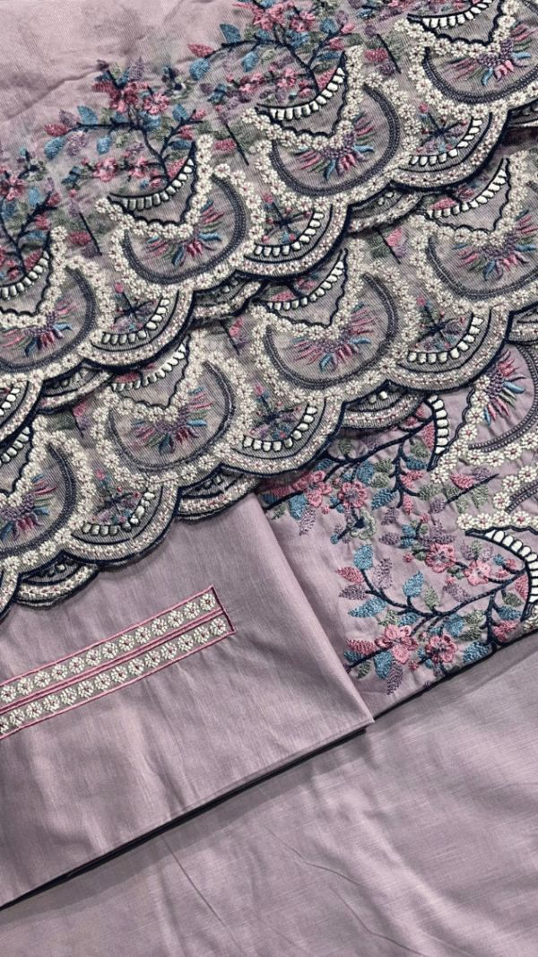 Amaya Unstitched Pure Cotton Suit Set with Dupatta