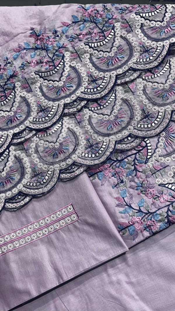 Amaya Unstitched Pure Cotton Suit Set with Dupatta